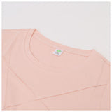 tシャツ レディース 半袖 通販 半袖tシャツ カットソー Tシャツ シャツ トップス きれいめ おしゃれ カジュアル シンプル 無地 インナー 白 ホワイト ピンク パープル ブルー 青