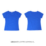 tシャツ レディース 半袖 通販 半袖tシャツ カットソー vネック Tシャツ シャツ トップス きれいめ おしゃれ カジュアル シンプル 無地 ポケット インナー 白 ホワイト 黒 ブラック