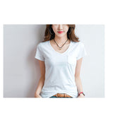 tシャツ レディース 半袖 通販 半袖tシャツ カットソー vネック Tシャツ シャツ トップス きれいめ おしゃれ カジュアル シンプル 無地 ポケット インナー 白 ホワイト 黒 ブラック