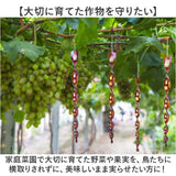 ベランダ 鳥よけグッズ 通販 鳥よけ 鳥避け グッズ 鳥除け ハトよけ 鳩よけ カラスよけ ハト対策 カラス対策 カラス撃退 防鳥 鳥おどし 吊り下げ式 スパイラル 太陽光 反射 畑 田んぼ 庭