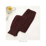 リブパンツ レディース 通販 ジョガーパンツ アラジンパンツ パンツ ロングパンツ カジュアルパンツ 長ズボン ズボン ゴム入り ウェストゴム ロング ロング丈 カジュアル 無地 シンプル