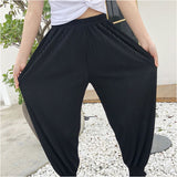 リブパンツ レディース 通販 ジョガーパンツ アラジンパンツ パンツ ロングパンツ カジュアルパンツ 長ズボン ズボン ゴム入り ウェストゴム ロング ロング丈 カジュアル 無地 シンプル