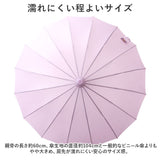 雨傘 レディース 長傘 おしゃれ 楽天 16本骨傘 ジャンプ傘 傘 かさ カサ カバー付き傘 メンズ シンプル 通勤 通学 雨 梅雨 ショッピング スライドケース 濡れない 便利 機能 車 電車