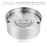 水飲み器 給水器 3L 大容量 通販 ボウル 食器 水入れ 水飲み 浮き蓋式 浮き蓋 犬用食器 犬用 猫用食器 猫用 水やり用品 ステンレス製 ステンレス 犬 いぬ イヌ 猫 ネコ ねこ シンプル
