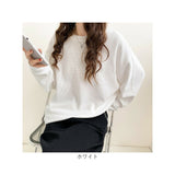 カットソー 長袖 レディース かわいい 通販 Tシャツ tシャツ ロンT ロンt トップス プルオーバー ワッフル ロンティー ロンTシャツ ろんT 長袖シャツ ドロップショルダー ゆったり