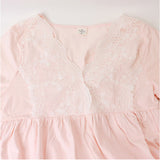 パジャマ ロング レディース vネック 長袖 通販 ルームウエア ネグリジェ ルームウェア 部屋着 ワンピース ナイトドレス ナイトウェア ロングパジャマ 寝間着 寝巻き 寝巻 Vネック お姫様