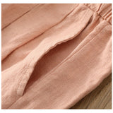 コットンリネン バルーンパンツ 通販 サルエルパンツ ワイドパンツ イージーパンツ ズボン パンツ ボトムス レディース メンズ ウェストゴム 総ゴム ポケット 体型カバー 綿麻キャンバス