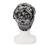 ニット帽 通販 2WAY ヘアバンド ネックカバー バンダナ柄 医療用帽子 ニットキャップレディース 帽子 ビーニー 柔らかい ストレッチ 男女兼用 防風 防塵 就寝用 シンプル