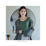 インナー レディース 長袖 通販 シャツ Tシャツ 肌着 下着 トップス カットソー ロンT ロングTシャツ Vネック 重ね着 カジュアル 無地 シンプル 通勤 通学 お出かけ アウトドア 秋冬