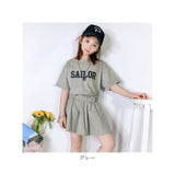 セットアップ キッズ 半袖 通販 ショートパンツ 半袖 女の子 男の子 上下セット 子供服 カジュアル 子供 服 韓国 春 秋 キッズ ジュニア ユニセックス 男児 女児 トップス