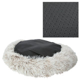 ペット ベッド ドーム 型 通販 丸型 クッション ベーシック フェイクファー ロングファー マカロン ドーム型 マカロンベッド 冬ベッド 冬用ベッド 滑り止め付き ふかふか ふわもこ