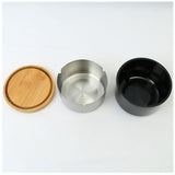 灰皿 フタ付 通販 はいざら フタ付 ふた付き 卓上 屋外 屋外 大容量 木製蓋 ステンレス 防臭 防風 おしゃれ オシャレ リビング オフィス 庭 バルコニー 火消し 火消し付き 外用 外置き