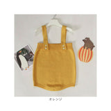 ベビー服 ロンパース 通販 ニットロンパース ベビーロンパース オールインワン ベビー服 子供服 コットン 綿 シンプル 無地 ニット あったか お出かけ 外出 ナチュラル 秋 冬 女の子