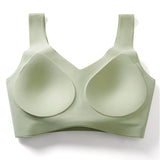ブラジャー 涼しい ノンワイヤー 通販 ノンワイヤーブラ シームレスブラジャー ノンワイヤーブラジャー ノン ワイヤー ブラ 楽 着やすい リラックスブラ シームレス 痛くない ナイトブラ