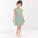 チャイナドレス 子供 通販 こども服 チャイナ服 ワンピース キッズ服 女の子 中華風ドレス コスプレ衣装 カジュアル イベント衣装 半袖 普段着 ロングワンピース ハロウィン仮装 子ども
