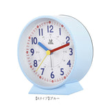 目覚まし時計 子供 通販 知育時計 置時計 アラーム 時計 とけい アラームクロック 電池式 目覚し時計 めざまし時計 ライト 発光 勉強 かわいい おしゃれ シンプル アナログ 誕生日 お祝い