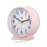 目覚まし時計 子供 通販 知育時計 置時計 アラーム 時計 とけい アラームクロック 電池式 目覚し時計 めざまし時計 ライト 発光 勉強 かわいい おしゃれ シンプル アナログ 誕生日 お祝い
