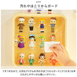 コレクションケース 壁掛け 通販 フィギュアケース 3段 フィギアケース 卓上 置き型 壁面収納 小型 壁掛け用テープ付き 小型フィギュア 推し アクリルスタンド 収納ボックス 収納ケース