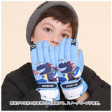 キッズ スノーグローブ 5本指 通販 スキー手袋 手袋 グローブ てぶくろ 手ぶくろ ウインターグローブ 子供 子ども 男の子 女の子 防寒 暖かい 冬 雪 撥水 ひも付き 裏起毛 中綿入り