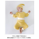 ベビー ロンパース 長袖 通販 ズボン 帽子付き 子供服 ベビー服 新生児 セット かぶるタイプ スナップボタン 秋冬 女の子 男の子 お出かけ カジュアル かわいい おしゃれ ナチュラル