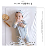 ベビー ロンパース 長袖 通販 ズボン 帽子付き 子供服 ベビー服 新生児 セット コットン 綿 かぶるタイプ スナップボタン 女の子 男の子 お出かけ カジュアル かわいい おしゃれ