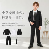 キッズ フォーマルスーツ 5点セット 通販 子供スーツ セットアップ 子どもスーツ キッズスーツ フォーマル 男子 男の子 おしゃれ 上品 上下セット 無地 シンプル 子供 子ども 入学式