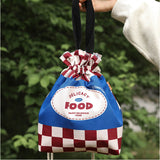 ランチバッグ 巾着 縦型 縦 通販 ランチバック 巾着バッグ 巾着バック 弁当袋 お弁当バッグ お弁当バック ランチトート 手提げバッグ手提げバック 巾着型 大きめ 大容量 おしゃれ マチ