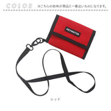 ミニ財布 ナイロン 通販 三つ折り財布 ミニウォレット さいふ サイフ カード入れ コインケース 小銭入れ メンズ レディース ストラップ付き 首下げ 紐付き 小さめ コンパクト 財布 サブ