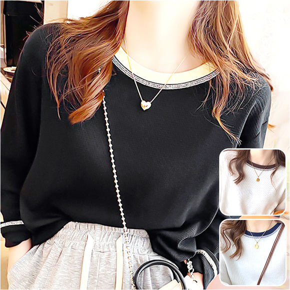 カットソー 長袖 レディース 通販 シャツ カットソー ロンT サーマル ティシャツ ワッフル トップス Tシャツ 通勤 通学 無地 シンプル カジュアル きれいめ おしゃれ 大人 可愛い 春 夏