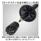 トレッキングポール 折りたたみ 通販 登山ストック ステッキ ストック 杖 山登り アルミ製 軽量 持ち運び 収納ケース付き トレッキングステッキ 伸縮 調節可能 コンパクト メンズ