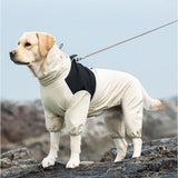 犬 レインコート フルカバー 通販 犬用カッパつなぎ ドッグウェア 背中ファスナー式 お腹泥よけカバー 雨具レインウエア お散歩グッズ 犬服 はっ水 撥水加工 着せやすい犬服 リード穴付