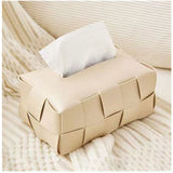 ティッシュケース レザー 市松模様 通販 ティッシュボックス ティッシュカバー ティッシュ ケース ボックス 撥水 高級感 皮革 上品 車 後部座席 デザイン リビング テーブル おしゃれ