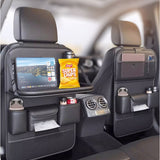車用 収納ポケット 後部座席 通販 シートバックポケット 後部座席用 カー用品 後部座席収納 汚れ防止 大容量 ドリンクホルダー 折り畳みテーブル 車内収納 車用品 コンパクト 収納