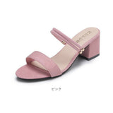 レディース サンダル 通販 ヒールサンダル ヒール 太め シューズ 靴 くつ クツ ストラップ 2WAY 2way 婦人靴 かわいい 夏 大人 普段履き 軽量 軽い 歩きやすい 会社 きれいめ カジュアル