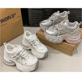 厚底スニーカー 厚底靴 通販 厚底シューズ スニーカー レディース おしゃれ 可愛い 通勤 通学 通気性 ウォーキングシューズ 厚底 軽量 カジュアル 歩きやすい レディースシューズ