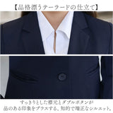 パンツスーツ レディース 大きいサイズ 通販 セットアップ 上下セット 上下 2点セット テーラードジャケット ダブルボタン ロングパンツ ストレッチ ぽっちゃり 体型カバー ゆったり