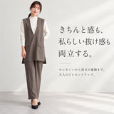 パンツスーツ 通販 セレモニースーツ ジレセットアップ ロングベストジレ フォーマルスーツ 洗えるスーツ 入学式ママ 卒業式スーツ 卒園式ママ 入園式ママ お宮参り服装 七五三ママ