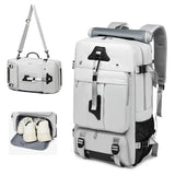 バックパック 大容量 通販 リュック リュックサック メンズ レディース ショルダーバッグ 肩掛け シューズポケット アウトドア キャンプ デイパック ボストンバッグ ビジネスバッグ 旅行