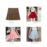 プリーツスカート ミニ 通販 ミニスカート プリーツ スカート 制服スカート レディース ボトムス ミニ丈 ショート丈 インナー付き ハイウエスト 無地 制服 女の子 ダンス 発表会 スクール