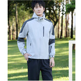 マウンテンパーカー 上下セット 通販 ウインドブレーカー ジャケット ジャンパー 登山服 スポーツウェア パンツ セットアップ ジップアップ フード付き フード 上下 セット メンズ
