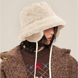 バケットハット レディース 冬 通販 バケハ ふわふわ もこもこ帽子 ハット 帽子 イヤーマフ 耳当て 耳あて 防寒 おしゃれ オシャレ 女性 学生 かわいい 可愛い カジュアル 冬小物