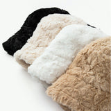 バケットハット レディース 冬 通販 バケハ ふわふわ もこもこ帽子 ハット 帽子 イヤーマフ 耳当て 耳あて 防寒 おしゃれ オシャレ 女性 学生 かわいい 可愛い カジュアル 冬小物