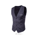 ベスト メンズ スーツ 通販 スーツベスト チョッキ ジレ ウェストコート ジレベスト スリム フォーマル ビジネス オフィス 結婚式 二次会 成人式 紳士 男性用 春秋 秋冬 大きいサイズ