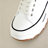 キャンバス スニーカー 厚底 レディース 通販 厚底スニーカー ローカット 厚底靴 厚底シューズ ローカットスニーカー ボリュームソール 靴 シューズ レースアップ おしゃれ 美脚 シンプル