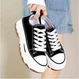 キャンバス スニーカー 厚底 レディース 通販 厚底スニーカー ローカット 厚底靴 厚底シューズ ローカットスニーカー ボリュームソール 靴 シューズ レースアップ おしゃれ 美脚 シンプル