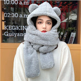 レディース フード付きマフラー 通販 帽子 マフラー 防寒 防風 保温 フード付き ネックウォーマー 帽子マフラー 暖かい 手袋 かわいい おしゃれ 防寒対策 冷え対策 ユニセックス 寒さ対策