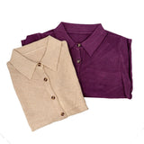 ニット カーディガン レディース 通販 ニットカーディガン セーター カーデガン トップス 秋 冬 ニットシャツ 長袖 カシミヤタッチ きれいめ 秋冬 前開き 襟付き polo襟 ポロカラー