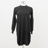 ニットワンピース 秋冬 通販 ワンピース レディース 長袖 ニット ニットワンピ きれいめ 上品 無地 シンプル 膝下丈 膝丈 ひざ下 ひざ丈 ゆったり おしゃれ オシャレ かわいい 可愛い