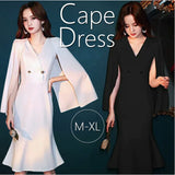 ケープドレス マーメイド ポンチョ 通販 マーメイドワンピース マーメイドドレス お呼ばれドレス パーティードレス ワンピース ワンピ フォーマルワンピース フォーマル マーメイドライン