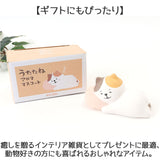 アロママスコット アロマストーン かわいい 通販 アロマ マスコット 置き物 置物 オブジェ 癒し リラックス 動物 アニマル うたたね 眠る 可愛い ゆるり日和 陶製 陶器 インテリア 贈り物